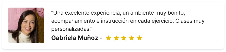 Gaby Muñoz testimonial