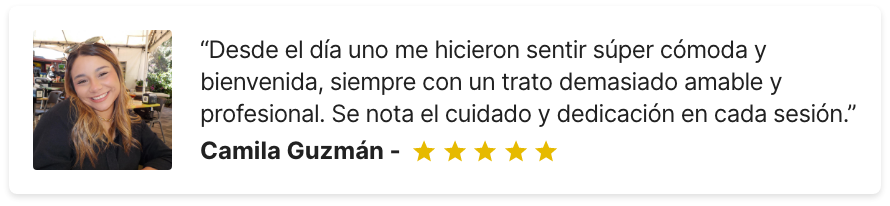 camila testimonial